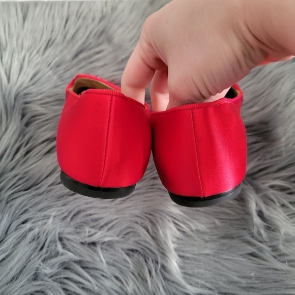 Tory Burch Delphine Embellished Crystal Almond Toe Loafers - Picture 9 of 13